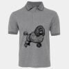 JB's  BIRDS EYE POLO   CHARCOAL - S Thumbnail