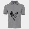 JB's  BIRDS EYE POLO   CHARCOAL - S Thumbnail