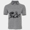 JB's  BIRDS EYE POLO   CHARCOAL - S Thumbnail
