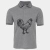 JB's  BIRDS EYE POLO   CHARCOAL - S Thumbnail