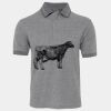 JB's  BIRDS EYE POLO   CHARCOAL - S Thumbnail