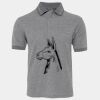 JB's  BIRDS EYE POLO   CHARCOAL - S Thumbnail