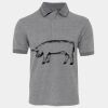 JB's  BIRDS EYE POLO   CHARCOAL - S Thumbnail