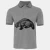 JB's  BIRDS EYE POLO   CHARCOAL - S Thumbnail