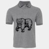 JB's  BIRDS EYE POLO   CHARCOAL - S Thumbnail