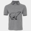 JB's  BIRDS EYE POLO   CHARCOAL - S Thumbnail