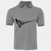 JB's  BIRDS EYE POLO   CHARCOAL - S Thumbnail
