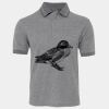 JB's  BIRDS EYE POLO   CHARCOAL - S Thumbnail