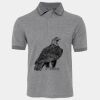 JB's  BIRDS EYE POLO   CHARCOAL - S Thumbnail