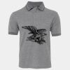 JB's  BIRDS EYE POLO   CHARCOAL - S Thumbnail