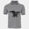 JB's  BIRDS EYE POLO   CHARCOAL - S Thumbnail