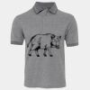 JB's  BIRDS EYE POLO   CHARCOAL - S Thumbnail