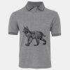 JB's  BIRDS EYE POLO   CHARCOAL - S Thumbnail