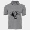 JB's  BIRDS EYE POLO   CHARCOAL - S Thumbnail