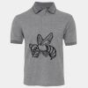 JB's  BIRDS EYE POLO   CHARCOAL - S Thumbnail