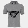 JB's  BIRDS EYE POLO   CHARCOAL - S Thumbnail
