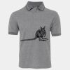 JB's  BIRDS EYE POLO   CHARCOAL - S Thumbnail