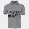 JB's  BIRDS EYE POLO   CHARCOAL - S Thumbnail