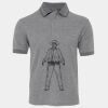 JB's  BIRDS EYE POLO   CHARCOAL - S Thumbnail