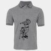 JB's  BIRDS EYE POLO   CHARCOAL - S Thumbnail