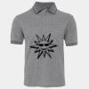 JB's  BIRDS EYE POLO   CHARCOAL - S Thumbnail