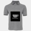 JB's  BIRDS EYE POLO   CHARCOAL - S Thumbnail