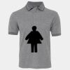 JB's  BIRDS EYE POLO   CHARCOAL - S Thumbnail