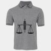JB's  BIRDS EYE POLO   CHARCOAL - S Thumbnail