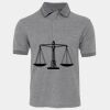 JB's  BIRDS EYE POLO   CHARCOAL - S Thumbnail