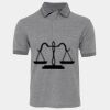 JB's  BIRDS EYE POLO   CHARCOAL - S Thumbnail