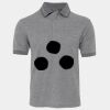 JB's  BIRDS EYE POLO   CHARCOAL - S Thumbnail