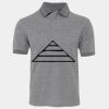 JB's  BIRDS EYE POLO   CHARCOAL - S Thumbnail