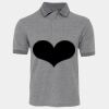 JB's  BIRDS EYE POLO   CHARCOAL - S Thumbnail