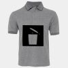 JB's  BIRDS EYE POLO   CHARCOAL - S Thumbnail
