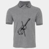 JB's  BIRDS EYE POLO   CHARCOAL - S Thumbnail