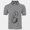 JB's  BIRDS EYE POLO   CHARCOAL - S Thumbnail
