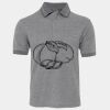 JB's  BIRDS EYE POLO   CHARCOAL - S Thumbnail
