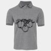 JB's  BIRDS EYE POLO   CHARCOAL - S Thumbnail