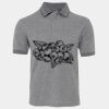 JB's  BIRDS EYE POLO   CHARCOAL - S Thumbnail