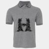 JB's  BIRDS EYE POLO   CHARCOAL - S Thumbnail