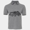 JB's  BIRDS EYE POLO   CHARCOAL - S Thumbnail
