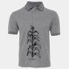 JB's  BIRDS EYE POLO   CHARCOAL - S Thumbnail