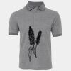 JB's  BIRDS EYE POLO   CHARCOAL - S Thumbnail