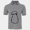 JB's  BIRDS EYE POLO   CHARCOAL - S Thumbnail