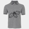 JB's  BIRDS EYE POLO   CHARCOAL - S Thumbnail