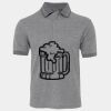 JB's  BIRDS EYE POLO   CHARCOAL - S Thumbnail