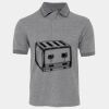 JB's  BIRDS EYE POLO   CHARCOAL - S Thumbnail