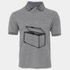 JB's  BIRDS EYE POLO   CHARCOAL - S Thumbnail