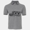 JB's  BIRDS EYE POLO   CHARCOAL - S Thumbnail
