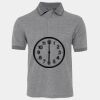 JB's  BIRDS EYE POLO   CHARCOAL - S Thumbnail